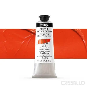 Casstillo Acrilico Vallejo Artist N 821 58 Ml Naranja Pirrol