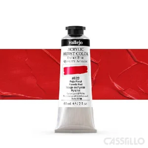 Casstillo Acrilico Vallejo Artist N 822 58 Ml Rojo Pirrol