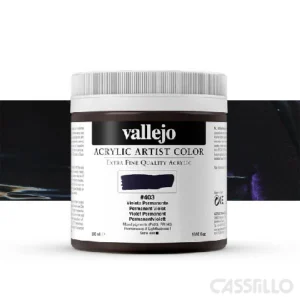 casstillo Acrilico vallejo artist n403 500 ml violeta permanente - Vallejo Gesso Blanco Calidad Artist 500 ml
