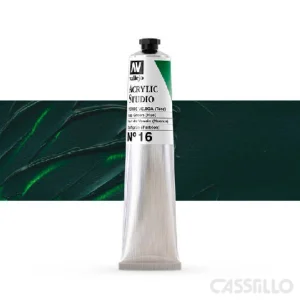 Casstillo Acrilico Vallejo Studio 58 Ml N 16 Verde Vejiga Tono
