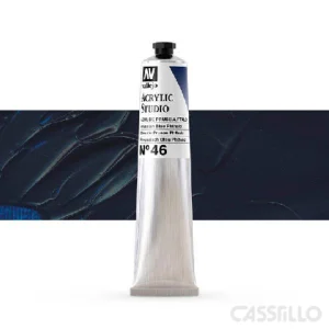 Casstillo Acrilico Vallejo Studio 58 Ml N 46 Azul De Prusia Ftalo