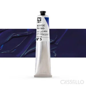 Casstillo Acrilico Vallejo Studio 58 Ml N 5 Azul Ftalocianina