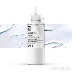 Casstillo Acrilico Vallejo Studio Color N 11 200 Ml Blanco Titanio