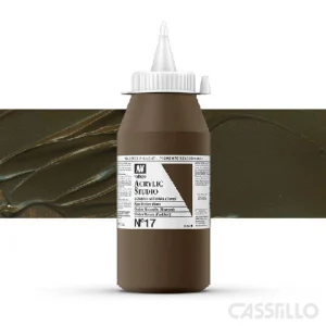 Casstillo Acrilico Vallejo Studio Color N 17 1000 Ml Sombra Natural Tono