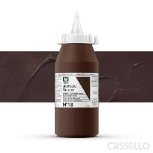 Casstillo Acrilico Vallejo Studio Color N 18 1000 Ml Sombra Tostada Tono