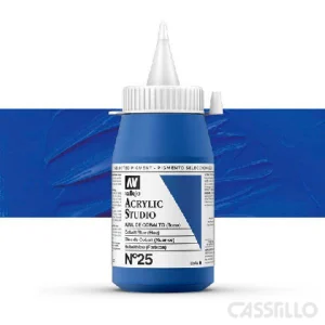 Casstillo Acrilico Vallejo Studio Color N 25 500 Ml Azul Cobalto Tono