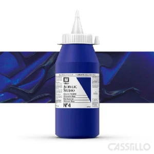 Casstillo Acrilico Vallejo Studio Color N 4 1000 Ml Azul Ultramar