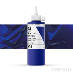 Casstillo Acrilico Vallejo Studio Color N 4 200 Ml Azul Ultramar