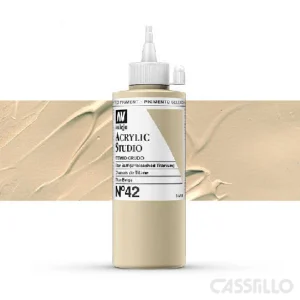 Casstillo Acrilico Vallejo Studio Color N 42 200 Ml Titanio Crudo