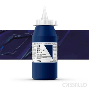 Casstillo Acrilico Vallejo Studio Color N 5 1000 Ml Azul Ftalocianina