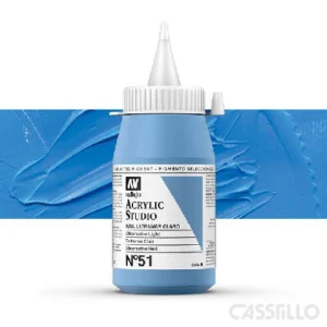 Casstillo Acrilico Vallejo Studio Color N 51 500 Ml Azul Ultramar Claro
