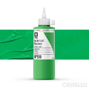 Casstillo Acrilico Vallejo Studio Color N 59 200 Ml Verde Claro