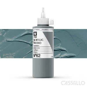 Casstillo Acrilico Vallejo Studio Color N 62 200 Ml Gris Medio