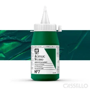 Casstillo Acrilico Vallejo Studio Color N 7 500 Ml Verde Permanente