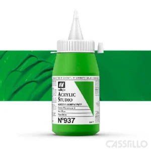 Casstillo Acrilico Vallejo Studio Color N 937 500 Ml Verde Fluo