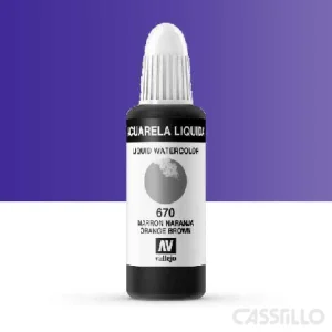 Casstillo Acuarela Liquida Vallejo 420 Frasco De 32 Ml Azul Real 1
