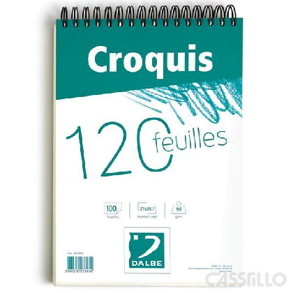 Bloc Eco Dalbe Croquis A3 120 Hojas 90Gms