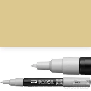 Stylo marqueur Castillo Uni Posca Pc1M à base d'eau 1 Mm Beige