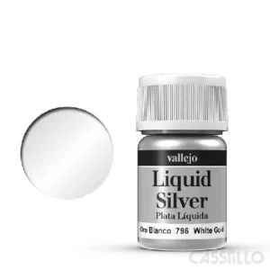 Casstillo Vallejo Liquid Gold 35 Ml Metalizado Oro Blanco 1