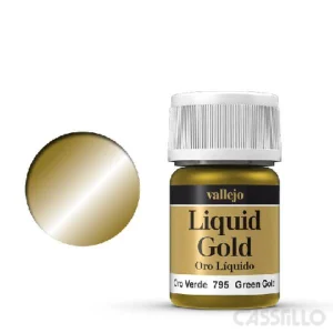 Casstillo Vallejo Liquid Gold 35 Ml Metalizado Oro Verde 1