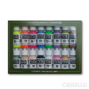 casstillo vallejo set 16 model color wargame special 17 ml - Set Acrílico Vallejo Model Color Folkstone Basics 16 Colores 17 ml