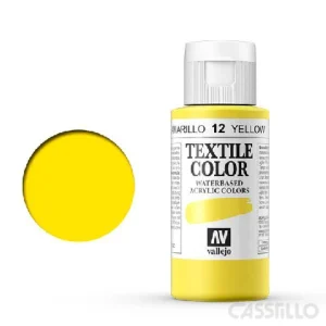 Castillo Vallejo Textile Color 60 Ml Jaune Opaque 1