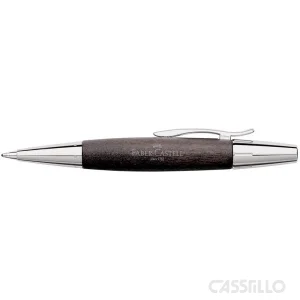 casstillo boligrafo faber castell e motion madera peral negro - Bolígrafo Faber Castell Essentio Aluminium Rosé