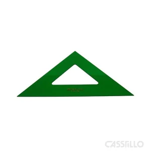 casstillo escuadra tecnica color verde de 21 cm faber castell - Escuadra Técnica Faber Castell Color Verde de 25 Cm