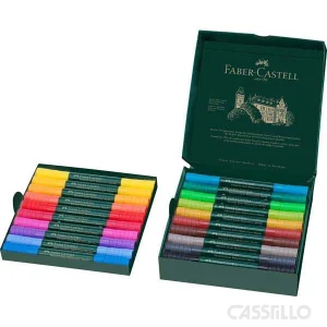casstillo estuche 20 marcador acuarelables a durer - Set Escritorio 24 Marcadores Faber Castell Textliner