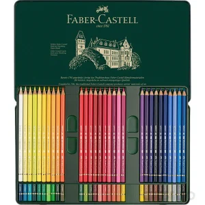 casstillo estuche metalico 60 lapices polychromos de faber castell - Set 60 Lápices de Colores Y Accesorios Faber Castell