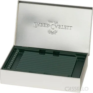 casstillo estuche metalico vacio para 36 lapices - Set de Metal Faber Castell Con 12 Lápices de Color Sparkle Faber