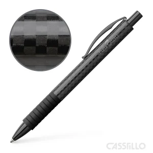 casstillo faber castell boligrafo essentio aluminio negro carbono - Bolígrafo Faber Castell Ambition Madera Peral