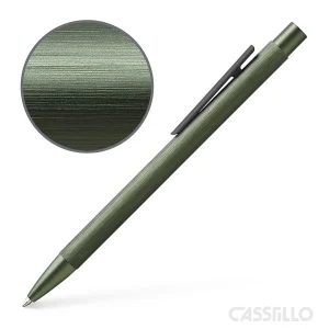 casstillo faber castell boligrafo neo slim aluminio verde oliva - Bolígrafo Faber Castell Essentio Aluminio Blue