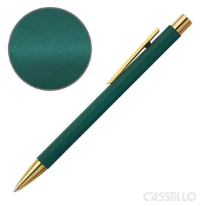 casstillo faber castell boligrafo neo slim verde oro - Bolígrafo Faber Castell Essentio Aluminium Rosé