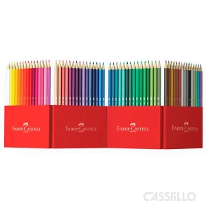 casstillo faber castell caja carton 60 lapices colores en soporte - Set 36 Acuarelas Faber Castell Creative Studio