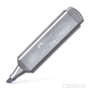 casstillo faber castell marcador textliner metalico plata - Set 20 Rotuladores 2 Puntas Faber Castell