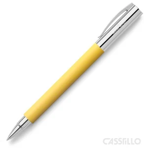 casstillo faber castell roller ambition amarillo amanecer - Pluma Estilográfica Faber Castell Ondoro Madera Punta F