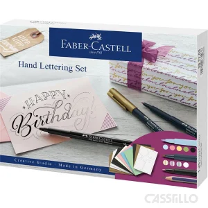 casstillo faber castell set hand lettering y accesorios - Set de Madera Faber Castell Pitt Monochrome 86 Piezas