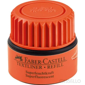 casstillo frasco de tinta faber castell textliner de 30 ml naranja - Cartuchos de Tintas Faber Castell Graf Von Rosa Set 20 unidades