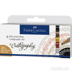 Castillo Pack 6 marqueurs de calligraphie Pitt C