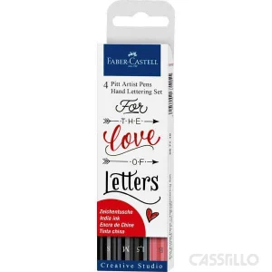 casstillo pack c 4 rotuladores faber castell pitt hand lettering - Rotulador Gold Faber Castell Aqua Dual Markers Set 6 Lettering