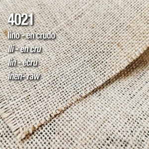 casstillo rollo tela 4007 lino medio 21x1 m crudo - Tela para Pintar de Algodón Artist 100% Rollo de 1 X 10 metros
