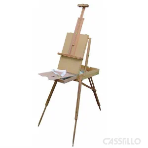 casstillo talens caja caballete madera de haya - Caballete de Estudio Talens Modelo Kit Vesta