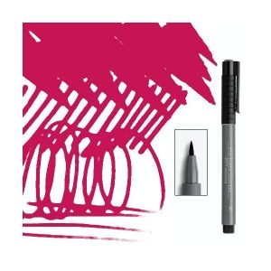 Rotulador Faber Castell Pitt 219 Punta Pincel Rojo Escarlata Osc