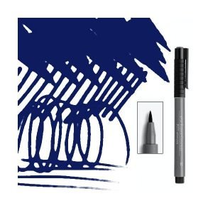 Rotulador Faber Castell Pitt 247 Punta Pincel Azul Indantreno