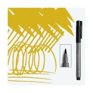 Rotulador Faber Castell Pitt 268 Punta Pincel Verde Dorado