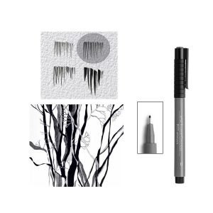 Rotulador Faber Castell Pitt Negro Punta Fina