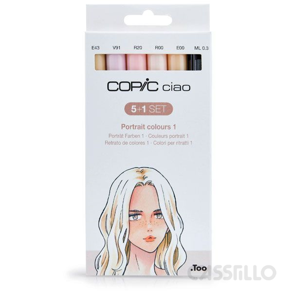 Casstillo Blister 5 1 Copic Ciao Colores Tonos Piel