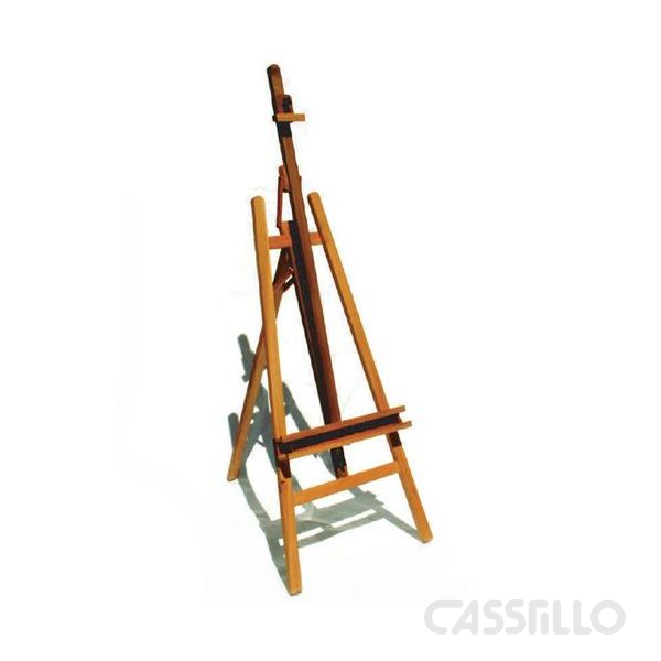Casstillo-Caballete-Madera-Tripode-Cremallera-Doble-Barra-67X104X231 Caballete Madera Tripode Cremallera Artist Doble Barra 67X104X231 Cm - Imagen 1
