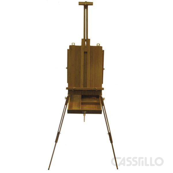 Casstillo-Caja-Caballete-De-Madera-Medidas-72X114X180-Cm Caballete De Madera Con Caja Artist Medidas 72X114X180 Cm - Imagen 1